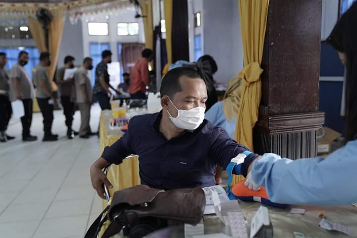 Cek Kondisi, Ratusan Personel Jalani Pemeriksaan Kesehatan