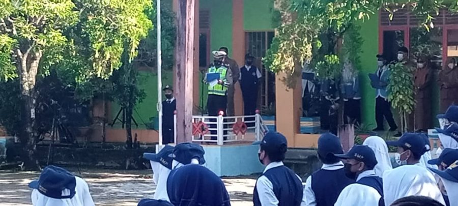 Momentum Ops keselamatan 2022 Para Perwira Lantas Irup Di Sejumlah Sekolah di Kota Parepare