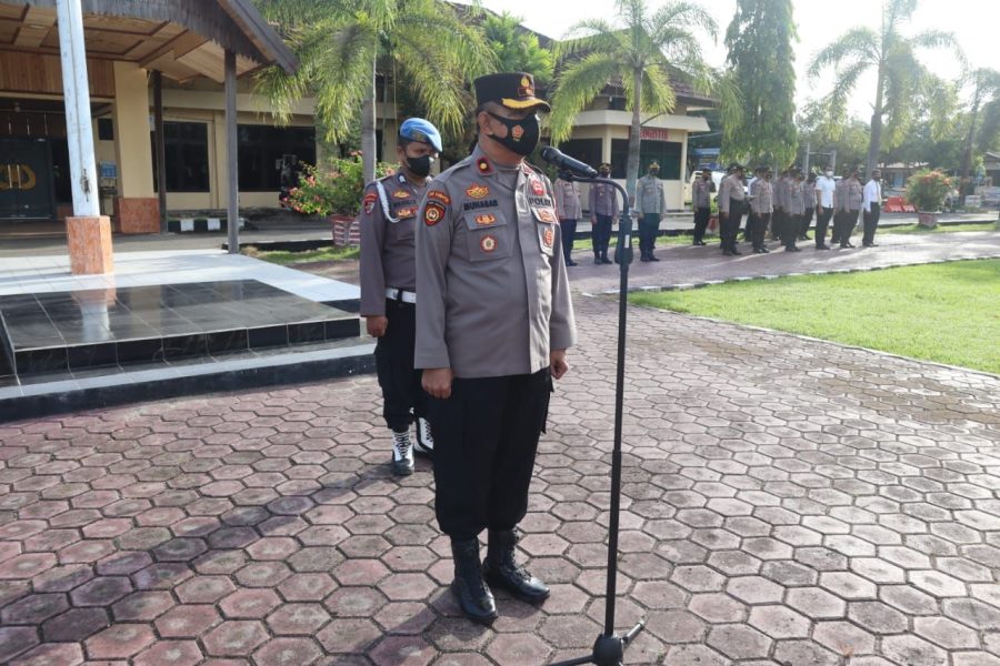 PIMPIN APEL PAGI, WAKA POLRES PINRANG INGATKAN BAHAYA SERTA JAHUI NARKOBA