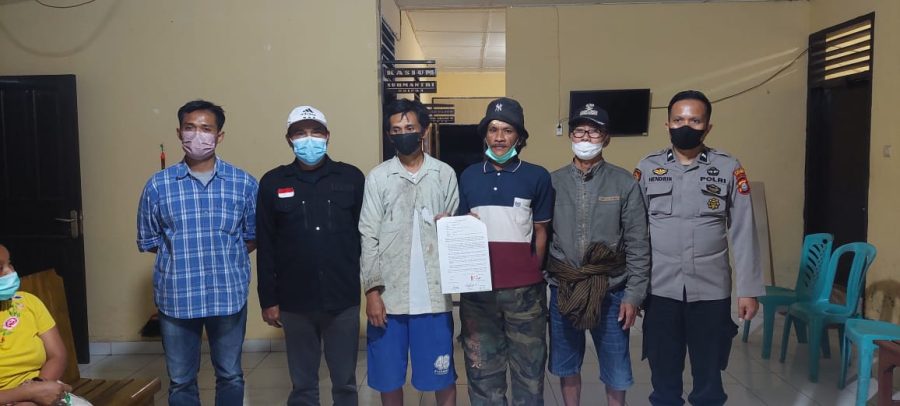 Bhabinkamtibmas Polsek Saluputti Sambangi Kantor Lembang Madandan