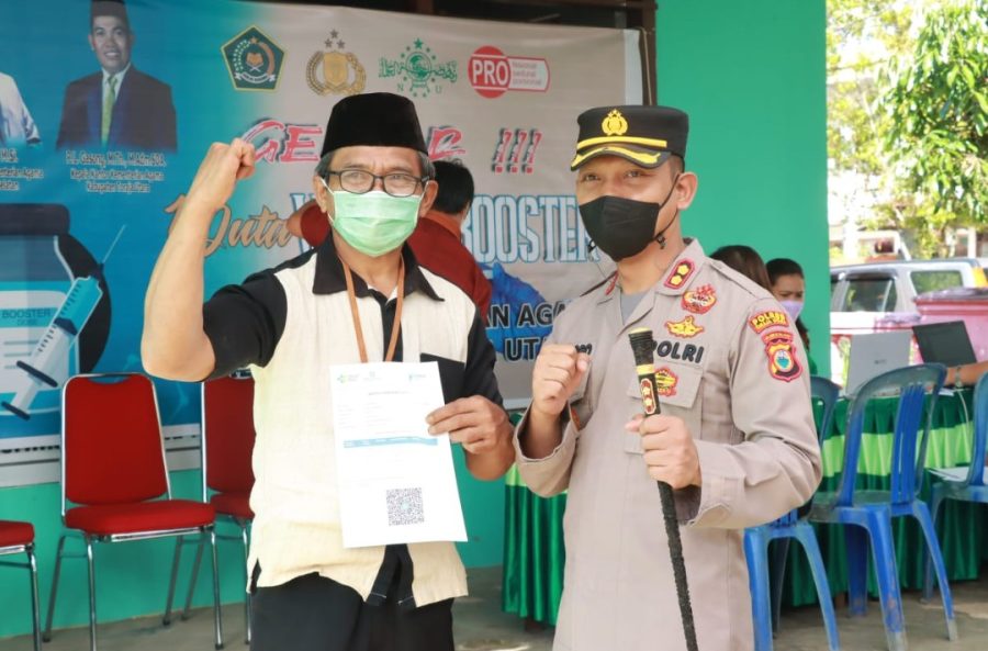 Gebyar 1 Juta Vaksin Booster, di Kabupaten Toraja Utara