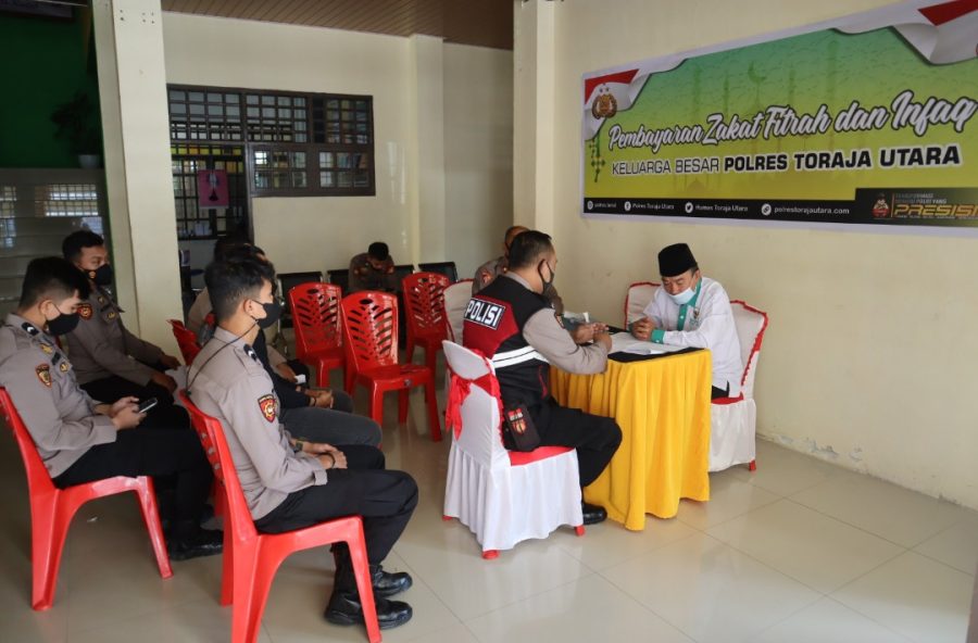Sasar Pemudik Yang Belum Vaksin Booster, Polres Torut Gelar Vakainasi Di Pos Pam Lebaran 2022