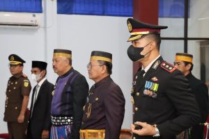 Kapolres Pinrang Bersama Forkopimda Mengikuti Upacara Peringatan Hari Lahir Pancasila