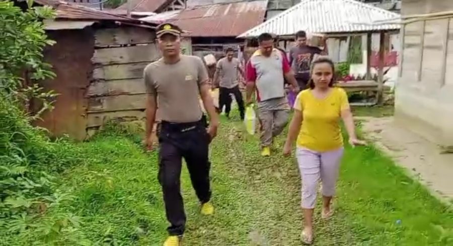 Polres Torut Berikan Bantuan Sembako Kepada Penyandang Disabilitas Sambut Hari Bhayangkara Ke-76