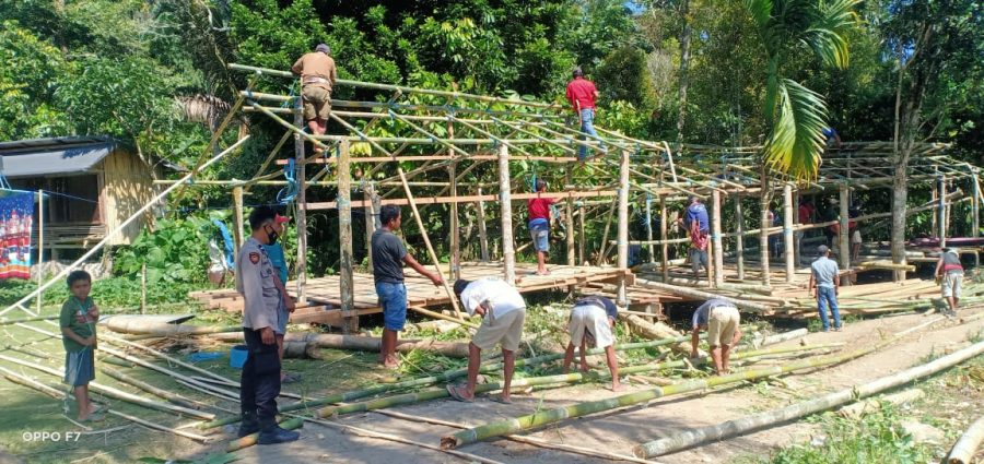 Kapolres Tana Toraja AKBP. Juara Silalahi, SIK, MH Mendampingi Tim Pengawas Pembangunan TA. 2022