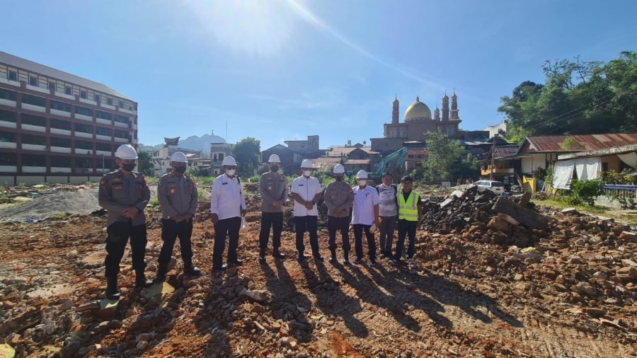 Kapolres Tana Toraja AKBP. Juara Silalahi, SIK, MH Mendampingi Tim Pengawas Pembangunan TA. 2022