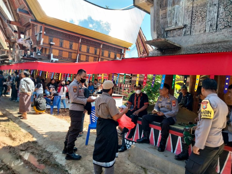 Kapolsek Sangalla Beserta Anggota Menerima Kunjungan Kerja Dari Ka.Siwas Polres Tator