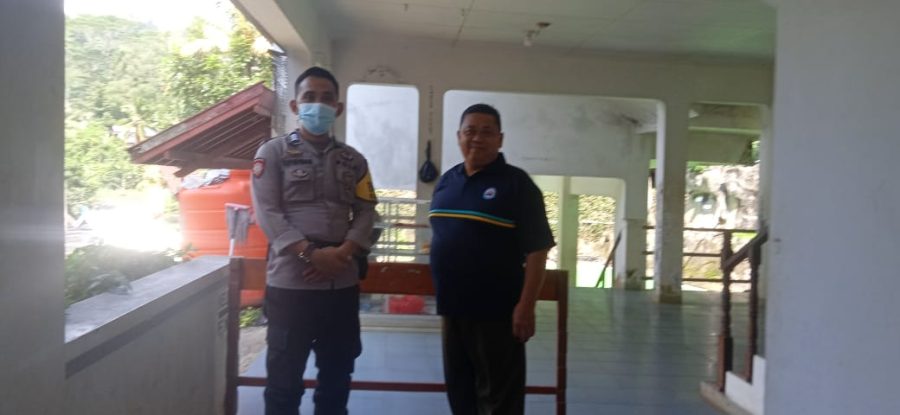 Bhabinkamtibmas Patroli di Objek Wisata Permandian Air Panas Makula