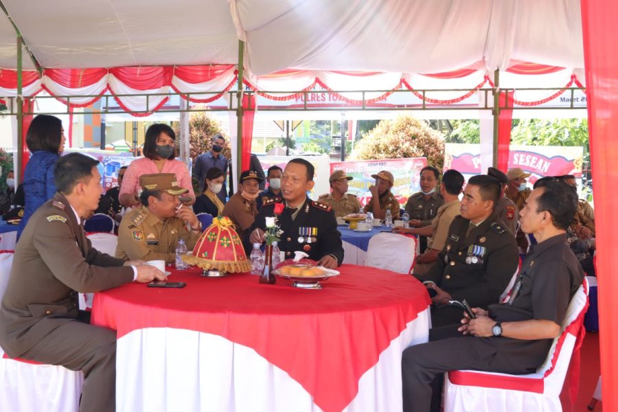 Polres Toraja Utara Gelar Syukuran Hari Bhayangkara ke-76
