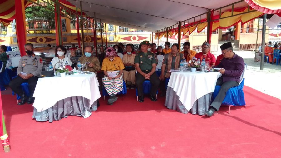 Personil Polsek Makale melakukan pembubaran Judi Sambung Ayam