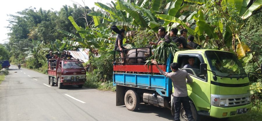 Pengamanan Pos PMK Bertempat Di Lembang Turunan
