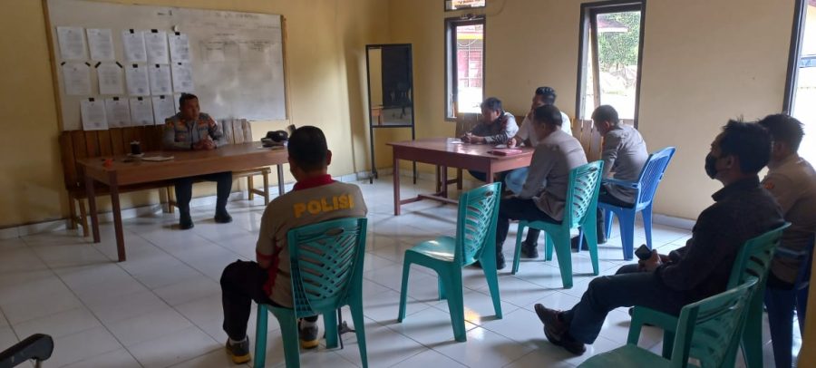 Pengamanan Pos Penanganan Wabah PMK (Penyakit Mulut dan Kuku) pada hewan