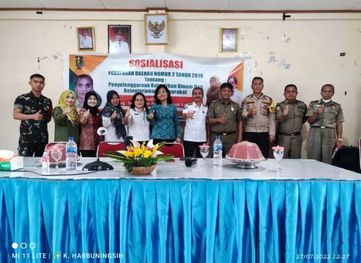 Kapolsek Makale AKP MARTINUS PARARUK menyambangi Kantor Kecamatan Makale