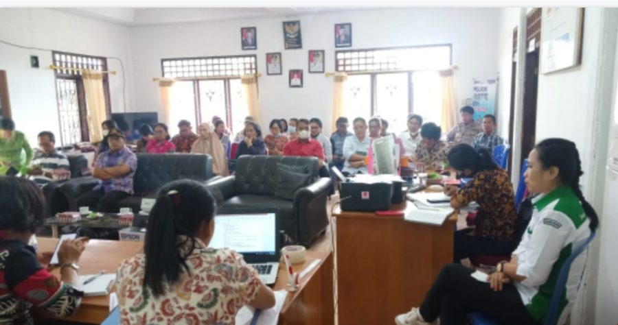 Kapolsek Makale AKP MARTINUS PARARUK menyambangi Kantor Kecamatan Makale