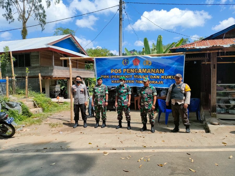 Pos Pengamanan PMK (Penyakit Mulut Dan Kuku) Di Lembang Madandan