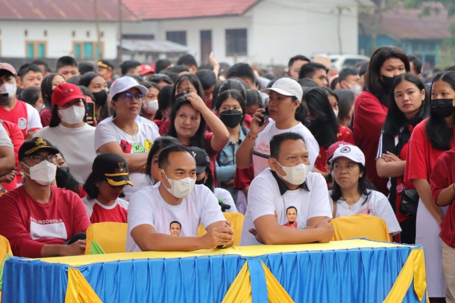Rangkaian Hut Toraja Utara Ke-XIV, Kapolres Torut Hadiri Gerak Jalan Santai Anti Mager