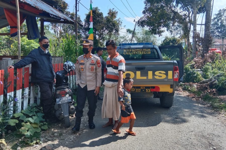 Jaga Harkamtibmas, Kapolsek Tondon Nanggala Gelar Patroli di Daerah Rawan Perjudian