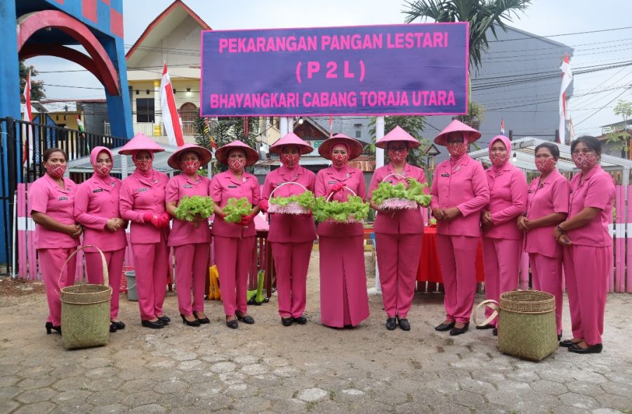 Ketua Bhayangkari Daerah Sulsel Gelar Kunjungan Kerja ke Mapolres Toraja Utara, Tinjau P2L