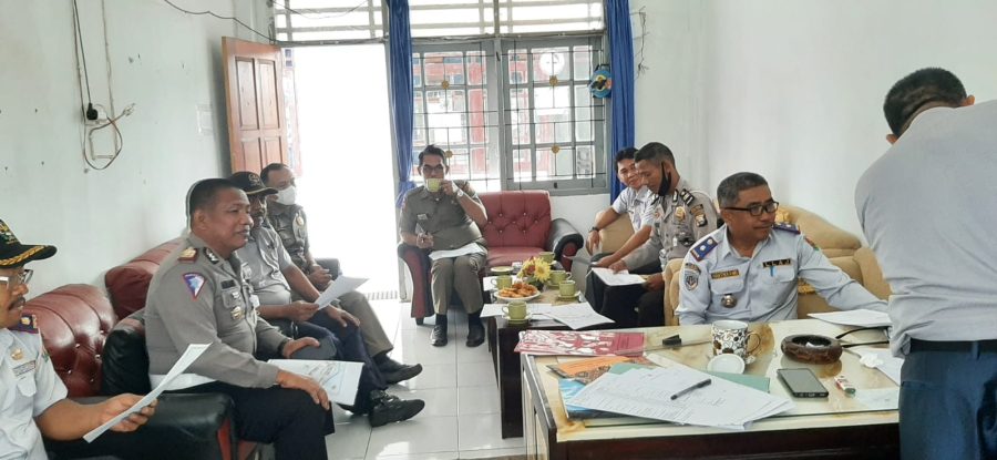 Satlantas Pores Torut Hadiri Rakor Bersama Dishub dan Sat Pol PP, Terkait Rencana Kegiatan Devile HUT Toraja Utara Ke-XIV