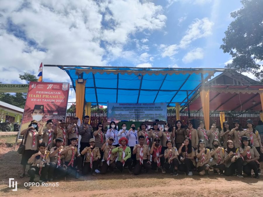 Bhabinkamtibmas Pengamanan Perkemahan Pramuka Tingkat SD Kecamatan Makale