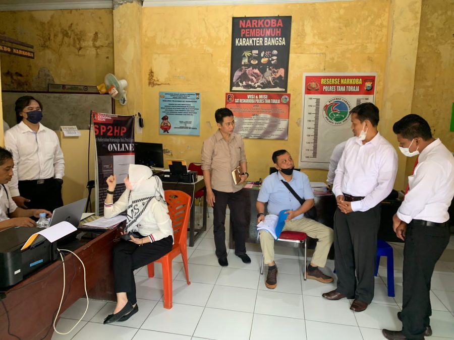 Supervisi Bag Wasidik Dan Asistensi Perencanaan dan Adm Min Log Dari Dit Resnarkoba Polda Sulsel
