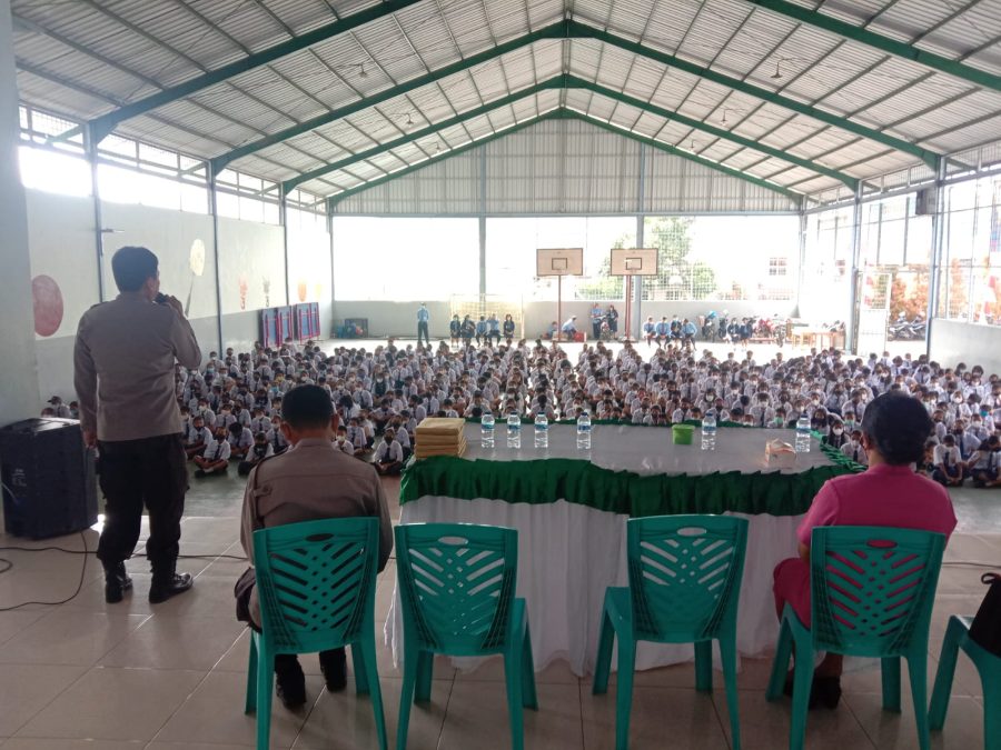 Jaga Perbatasan, TNI – POLRI Pengamanan Pos Penanganan Wabah PMK