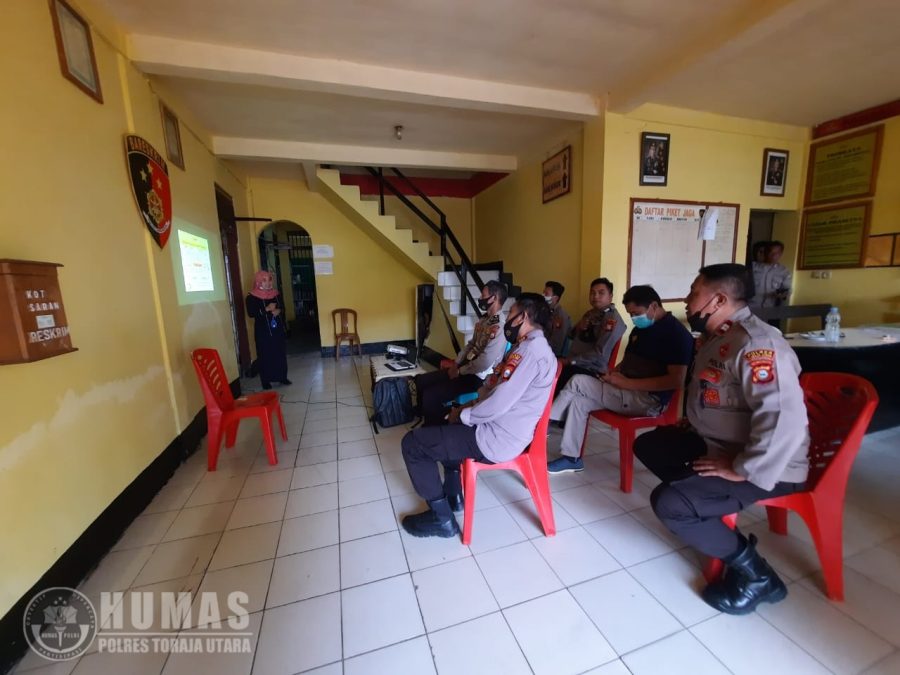 Cegah Kanker Sejak Dini, Polsek Rantepao Ikuti Sosialisasi Penyuluhan Kanker