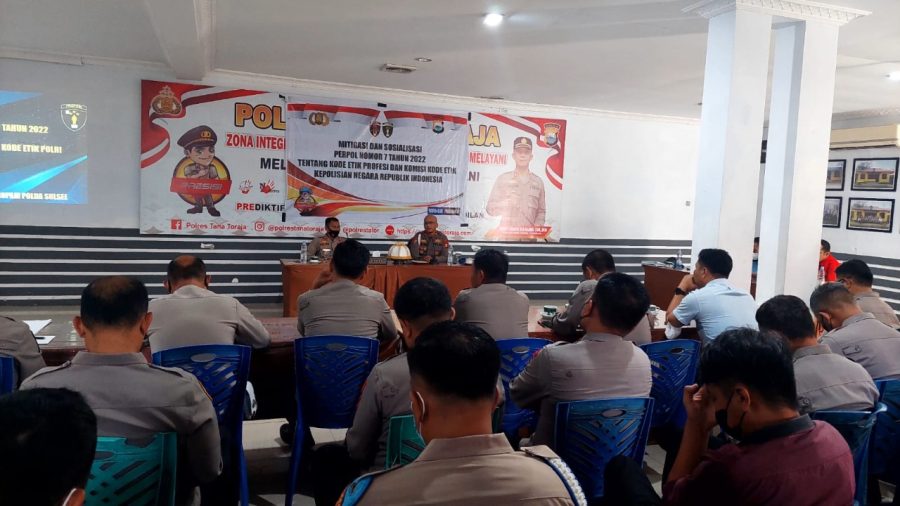 Polsek Saluputti Pengamanan Pos Penanganan Wabah PMK
