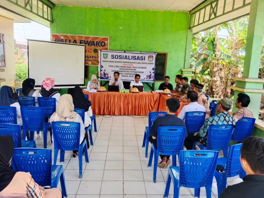 Giat Balla Ewako, Bhabinkamtibmas Hadiri Sosialisasi Perbup No.29 Tahun 2022 Tentang Tata Cara Pemilihan, Pencalonan, Pengangkatan Dan Pemberhentian Kades