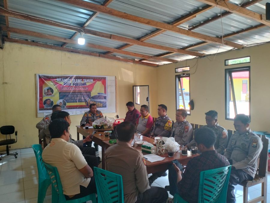 Kapolsek Sangalla Meninjau Pesta adat Rambu Solo