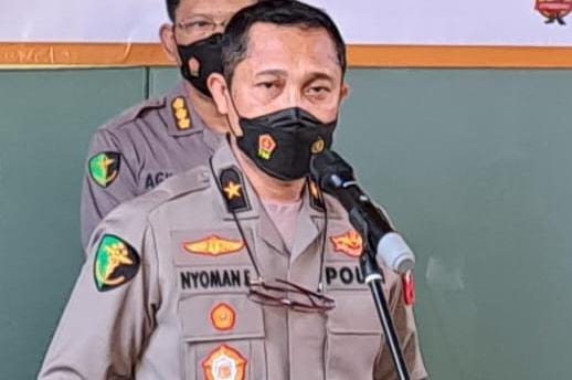Bhabinkamtibmas menghadiri acara Pelantikan pengurus ICMI ORDA Tana Toraja