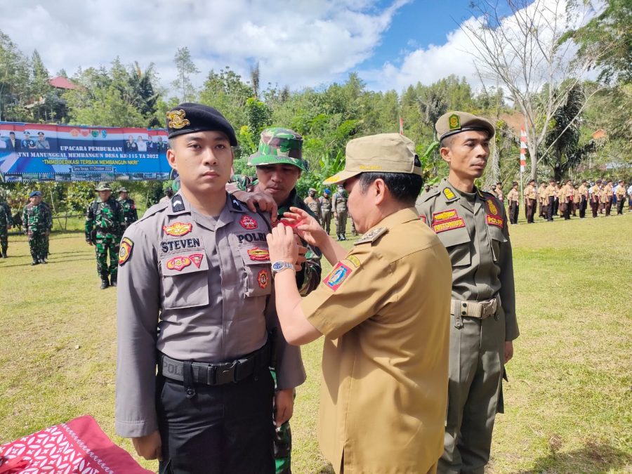 Polsek Saluputti Pengamanan Pos Penanganan Wabah PMK