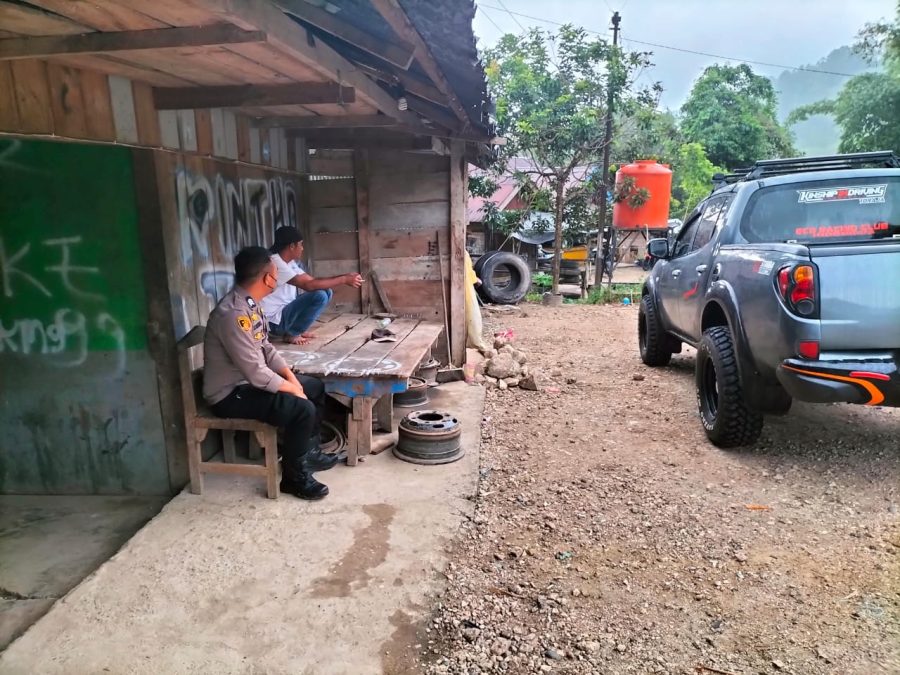 Polres Tana Toraja Dan TNI Gabungan Melakukan TMMD Pengerjaan Rabat Beton