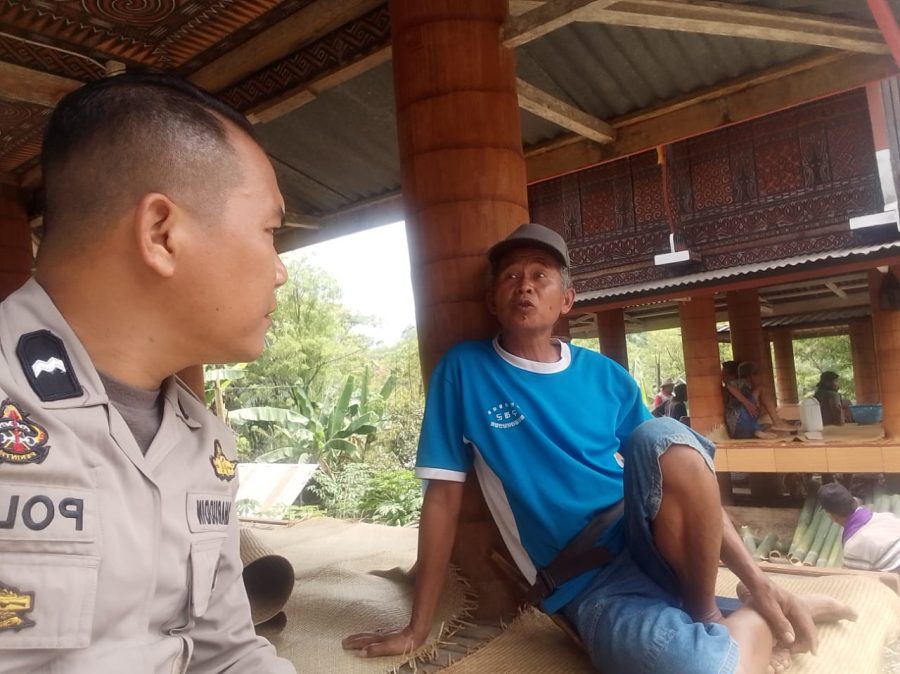 Polres Tana Toraja Dan TNI Gabungan Melakukan TMMD Pengerjaan Rabat Beton