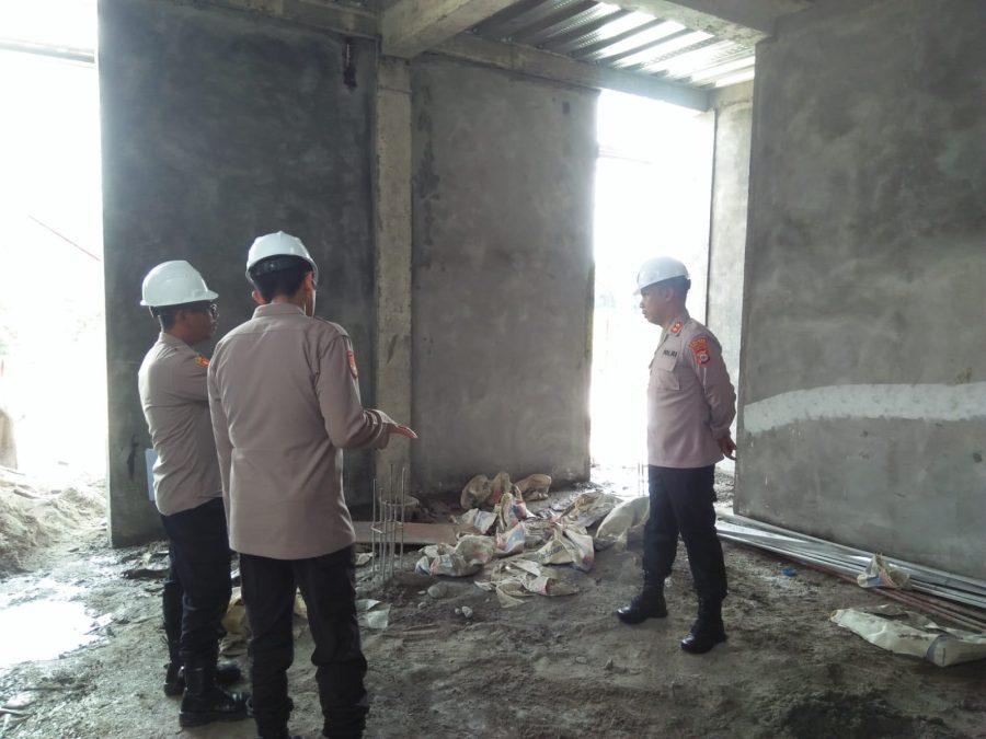 Kapolres Toraja Utara Dampingi Tim Assistensi Biro Rena Polda Susel Cek Pembangunan Mapolres