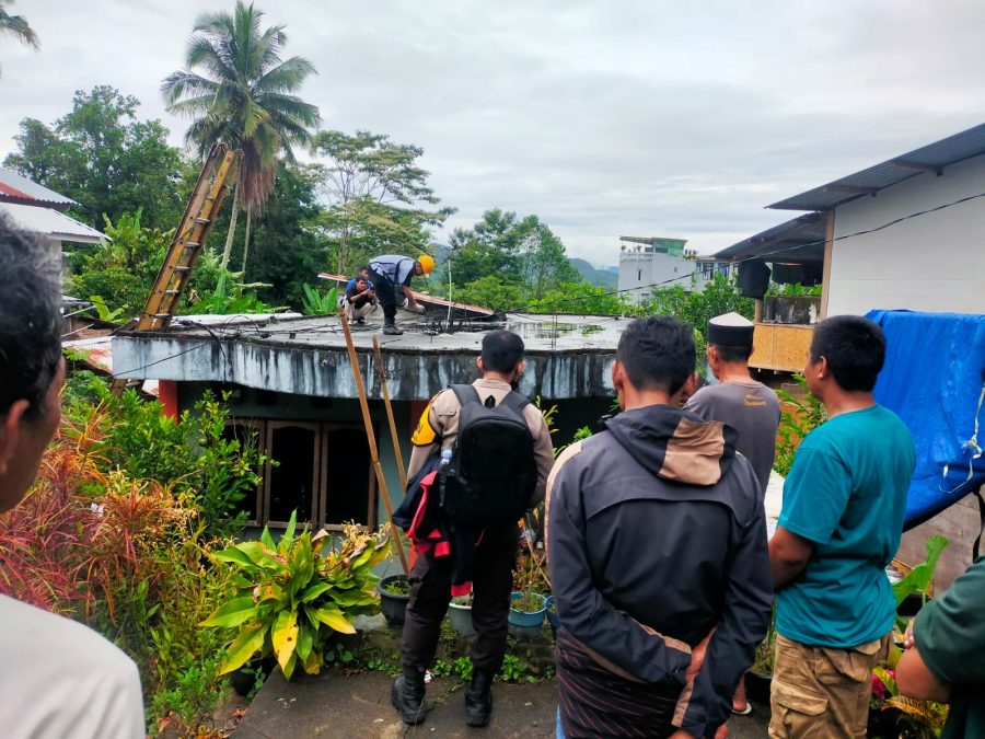 Bhabinkamtibmas Polsek Makale menghadiri tahlilan dan yasinan warga binaan