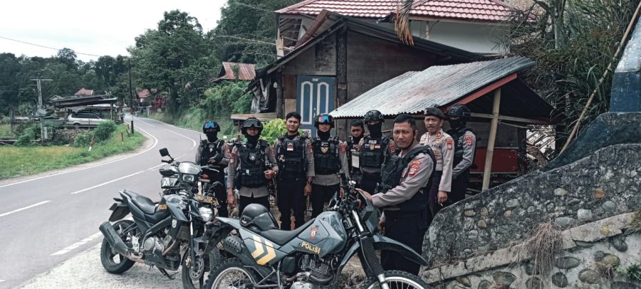 Jaga Kamtibmas Di Hari Minggu, Sat Samapta Polres Toraja Utara Rutin Laksanakan Patroli Dialogis