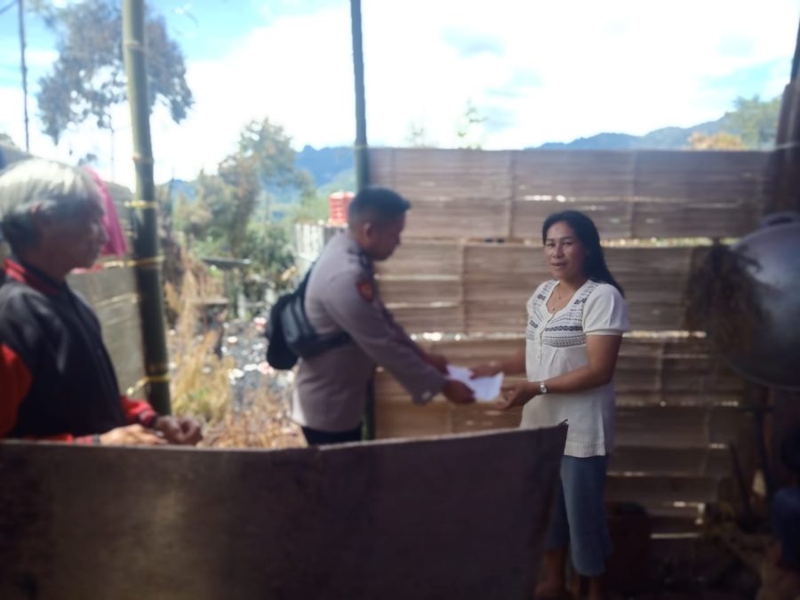 Sinergitas Bhabinkamtibmas bersama Babinsa dan Kepala Lembang (tiga pilar)
