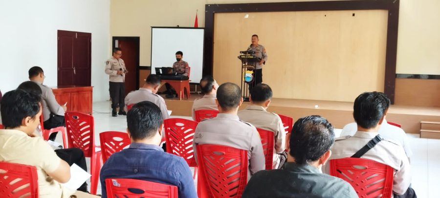 Bentuk Karakter Personel Polri, Polres Toraja Utara Laksanakan Binrohtal