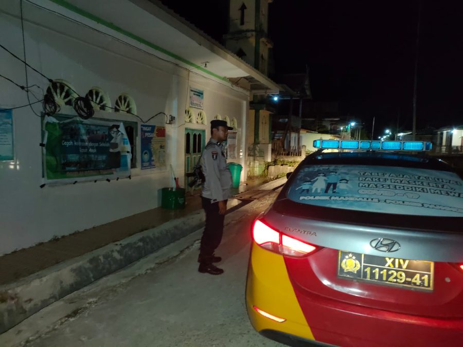 Minimalisir Tindak Pidana Di Malam Hari, Ka SPK Polsek Mandalle Pimpin Patroli