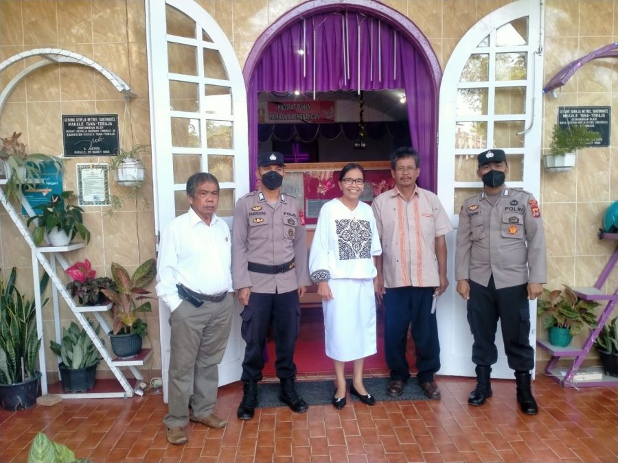 Pengamanan Ibadah Kunci Tahun 2022 Di Gereja Toraja Jemaat Pantan