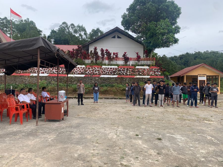 Hadiri Pembukaan Kegiatan Pra Natal dan Anniversary HMKN, Kapolsek Tondon Nanggala : Junjung Tinggi Sportifitas