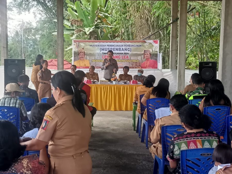 Bhabinkamtimas Polsek Bonggakaradeng Mengikuti Musrembang Di Lembang  Rano Timur