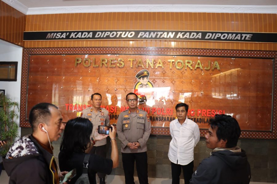 Kapolres Tana Toraja Konfirmasi Awak Media Terkait Maraknya Kabar Tentang Penculikan Terhadap Anak