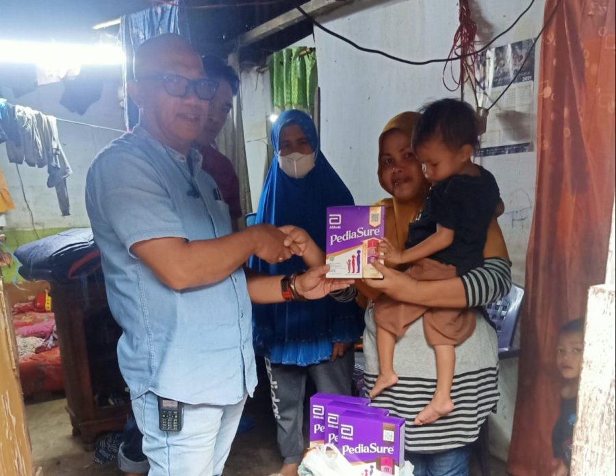 Gerak Cepat Polsek Tallo Bantu Balita Stunting