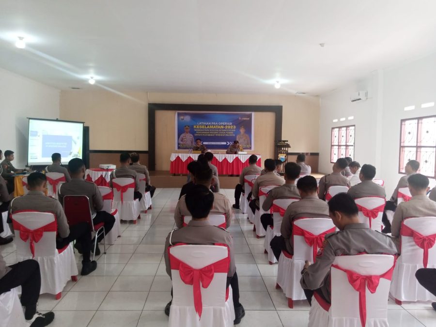 Pastikan Kesiapan Operasi, Polres Toraja Utara Gelar Lat Pra Ops Keselamatan 2023