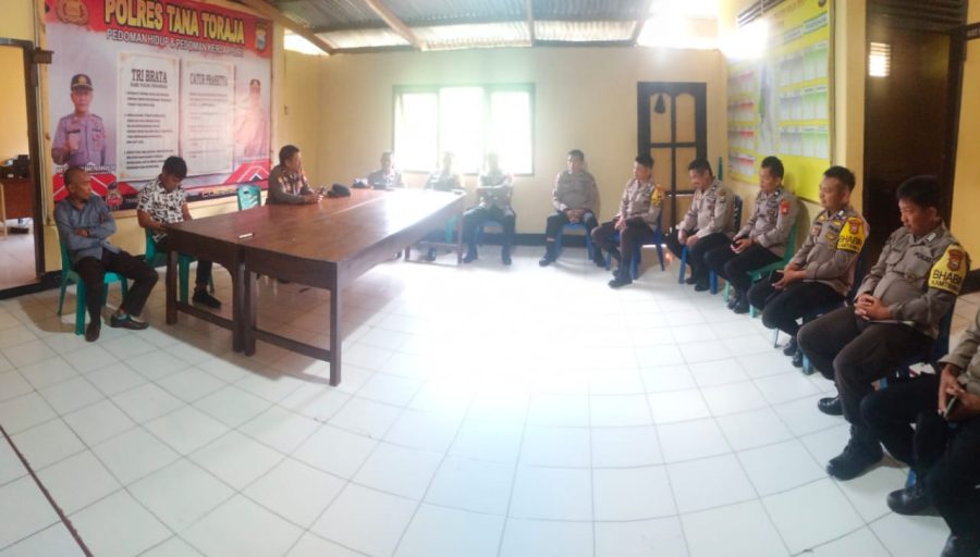 Kapolsek Sangalla Selaku IRUP di SMP Negeri 1 Sangalla