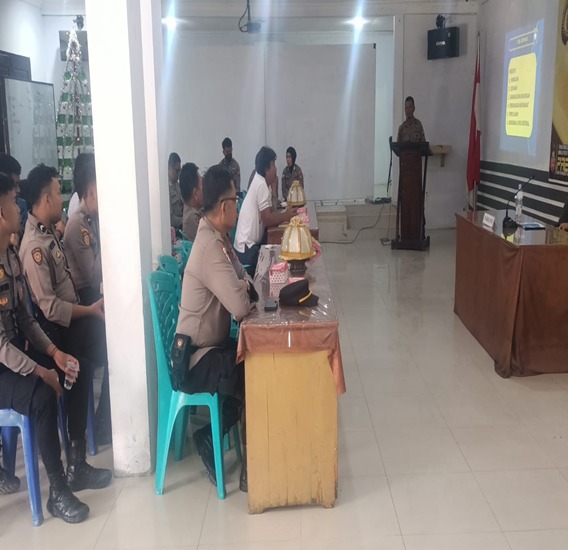 Kapolsek Sangalla Selaku IRUP di SMP Negeri 1 Sangalla