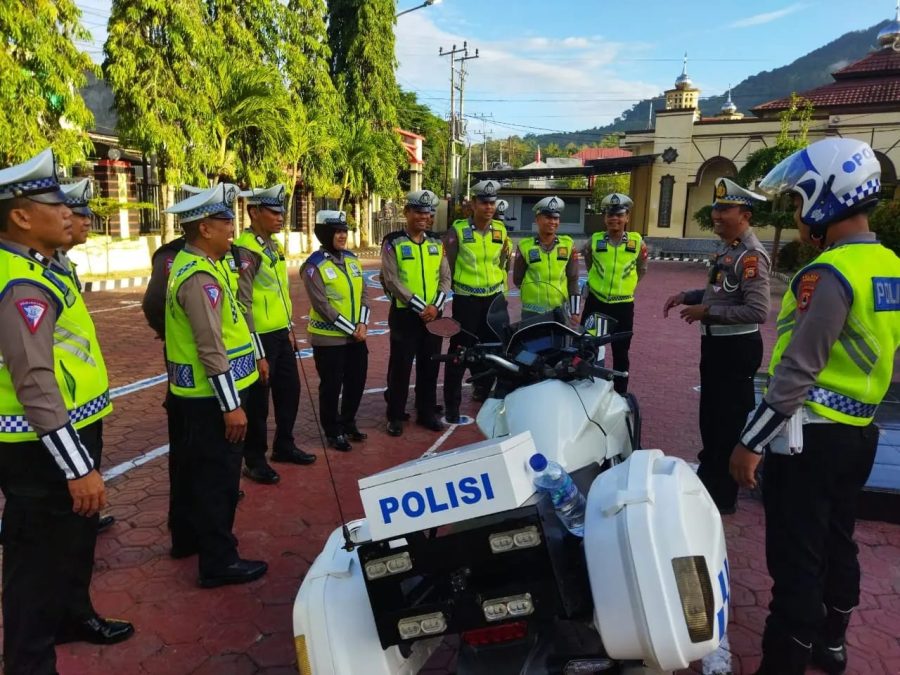 Polri Belajar Satlantas Polres Enrekang Tingkatkan Kemampuan