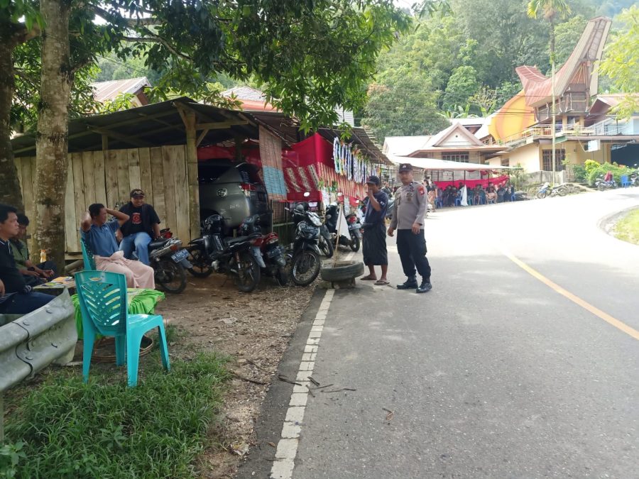 Kapolsek Mengkendek Menghadiri Kegiatan Penerimaan Anggota Baru Pemuda Pancasila